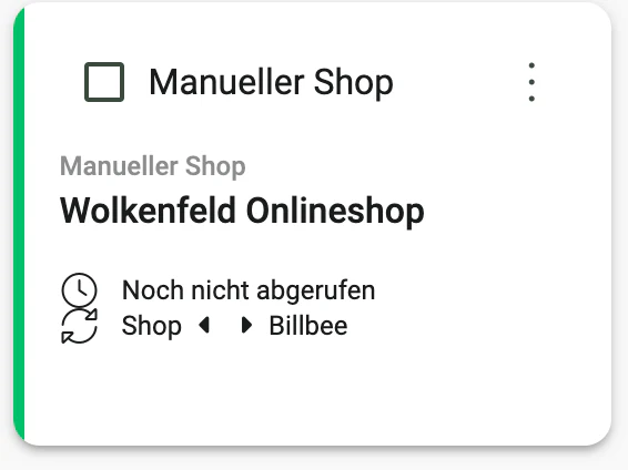 Billbee Bestellabruf: Shopkarte und Synchronisation prüfen