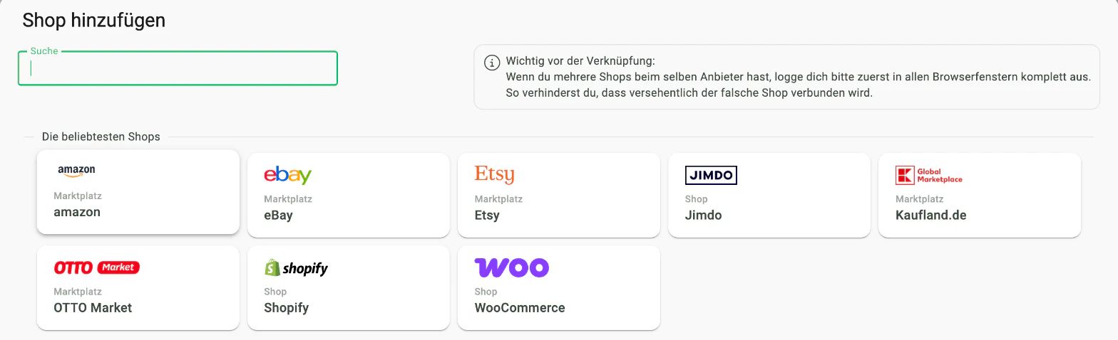 Billbee Bestellabruf: Verbindung erneuern (Token abgelaufen)