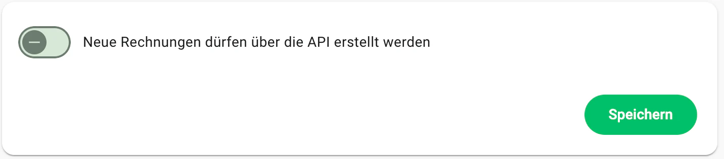 Billbee API Einstellungen: Rechnungserstellung über die API erlauben