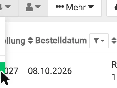 Billbee ohne Onlineshop: Auftrag über „Neu" anlegen