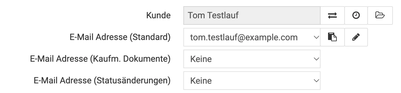 Billbee Rechnung per Mail: An welche Adresse geht die Mail?