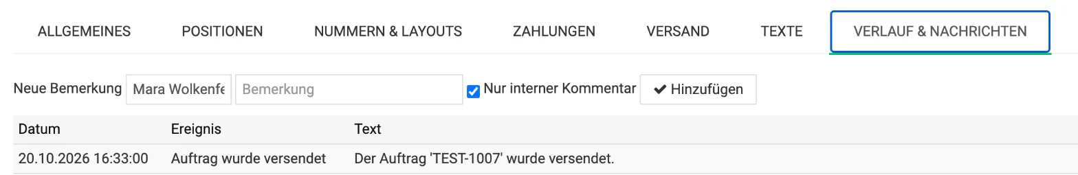 Billbee Sendungsnummer manuell: Status auf „Versendet" setzen