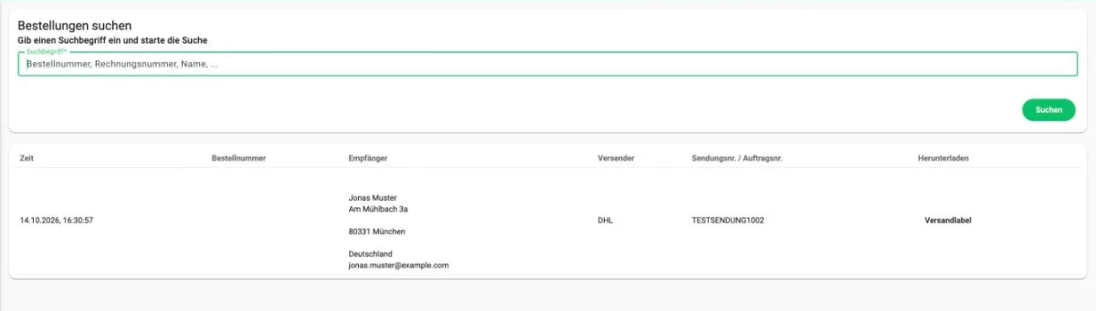 Billbee Versandstation: Versenden – und die nächste Bestellung